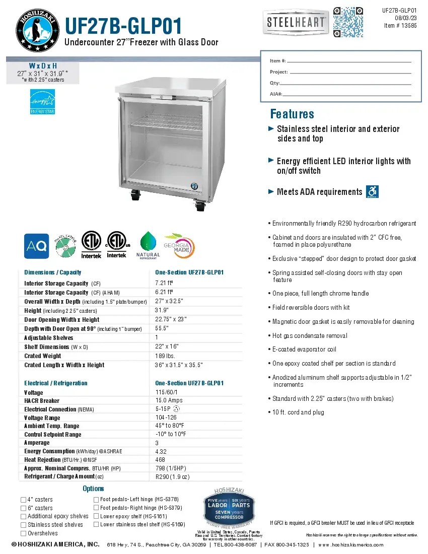 hoshizaki-uf27b-glp01-freezer-undercounter-reach-in-specsheet-260416dvhlyo.pdf