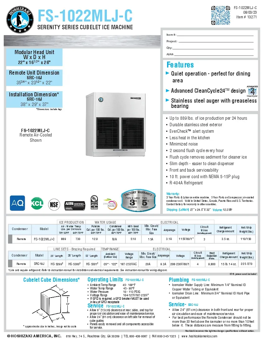hoshizaki-fs-1022mlj-c-ice-maker-nugget-style-specsheet-260416wv2q8s.pdf