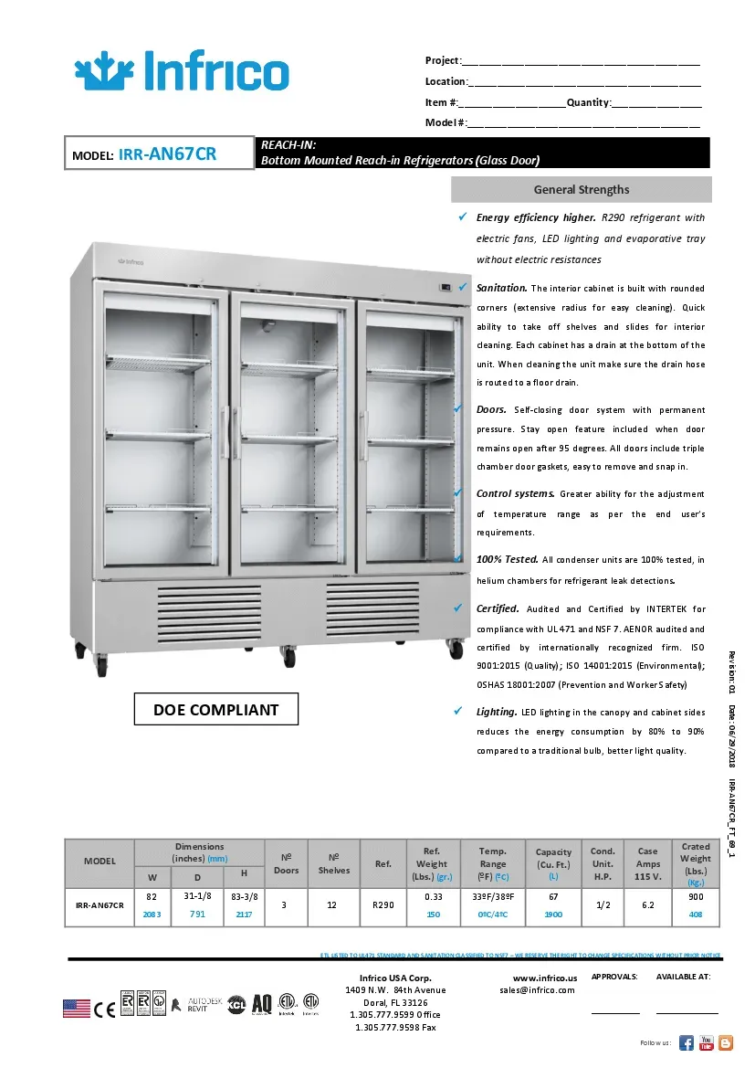 infrico-irr-an67cr-bottom-mounted-reach-in-refrigerators-freezers-specsheet-260416ana7uf.pdf