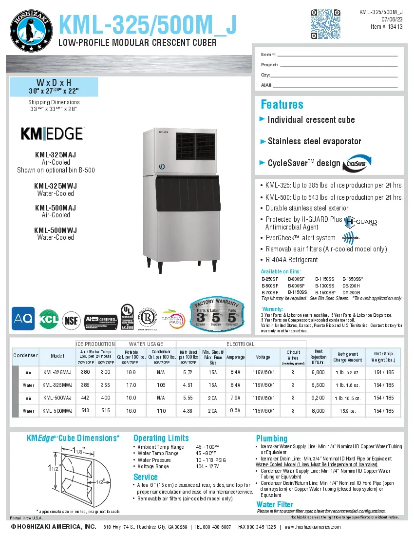 hoshizaki-kml-325maj-ice-maker-cube-style-specsheet-260416v0foov.pdf