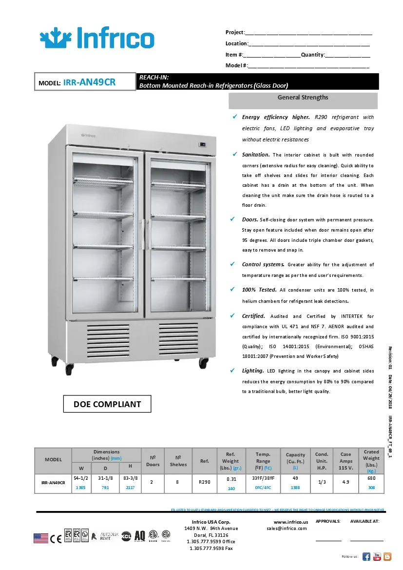 infrico-irr-an49cr-bottom-mounted-reach-in-refrigerators-freezers-115v-spec-260710diz7fe.pdf