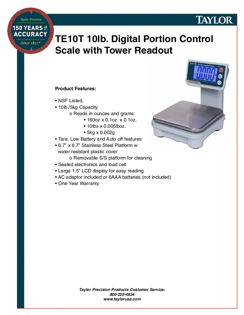 taylor-precision-te10t-scale-portion-digital-specsheet-2604236w8n8t.pdf