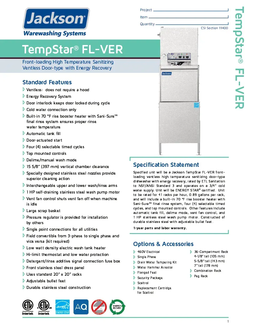 jackson-wws-tempstar-fl-ver-dishwasher-door-type-ventless-specsheet-260416vsb3ku.pdf