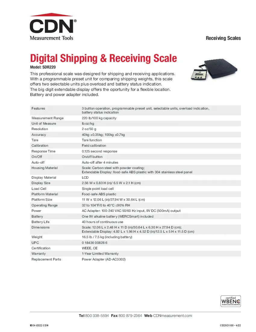 cdn-measurement-tools-sdr220-scale-digital-shipping-receiving-220-lb-specsh-2604144l1f9y.pdf