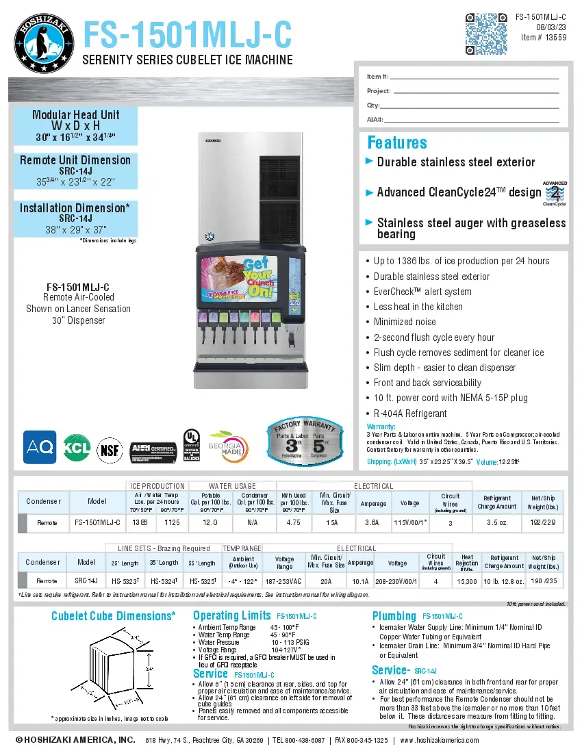 hoshizaki-fs-1501mlj-c-ice-maker-nugget-style-specsheet-260416ezislk.pdf