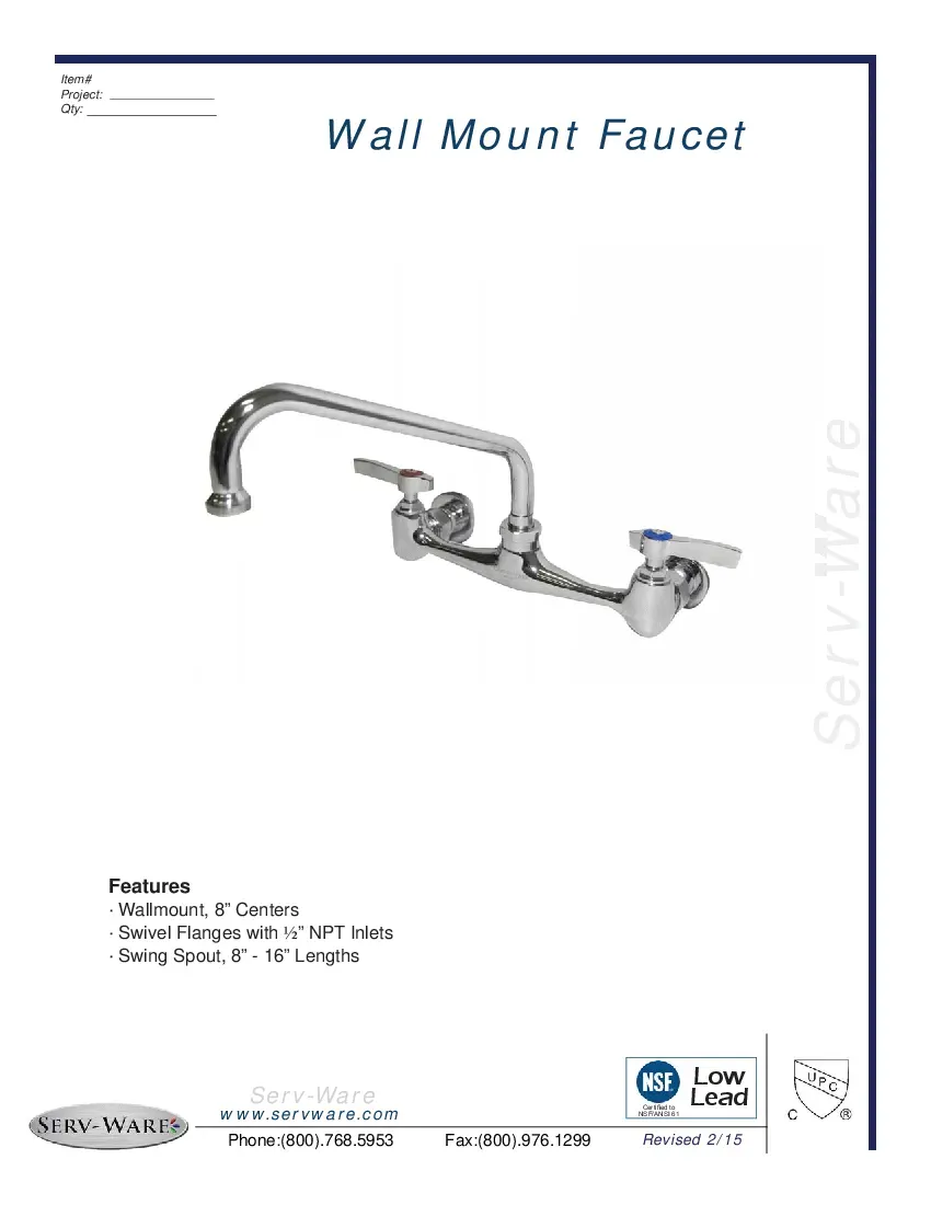 serv-ware-wf16-cwp-faucet-wall-splash-mount-specsheet-260504fnut5i.pdf