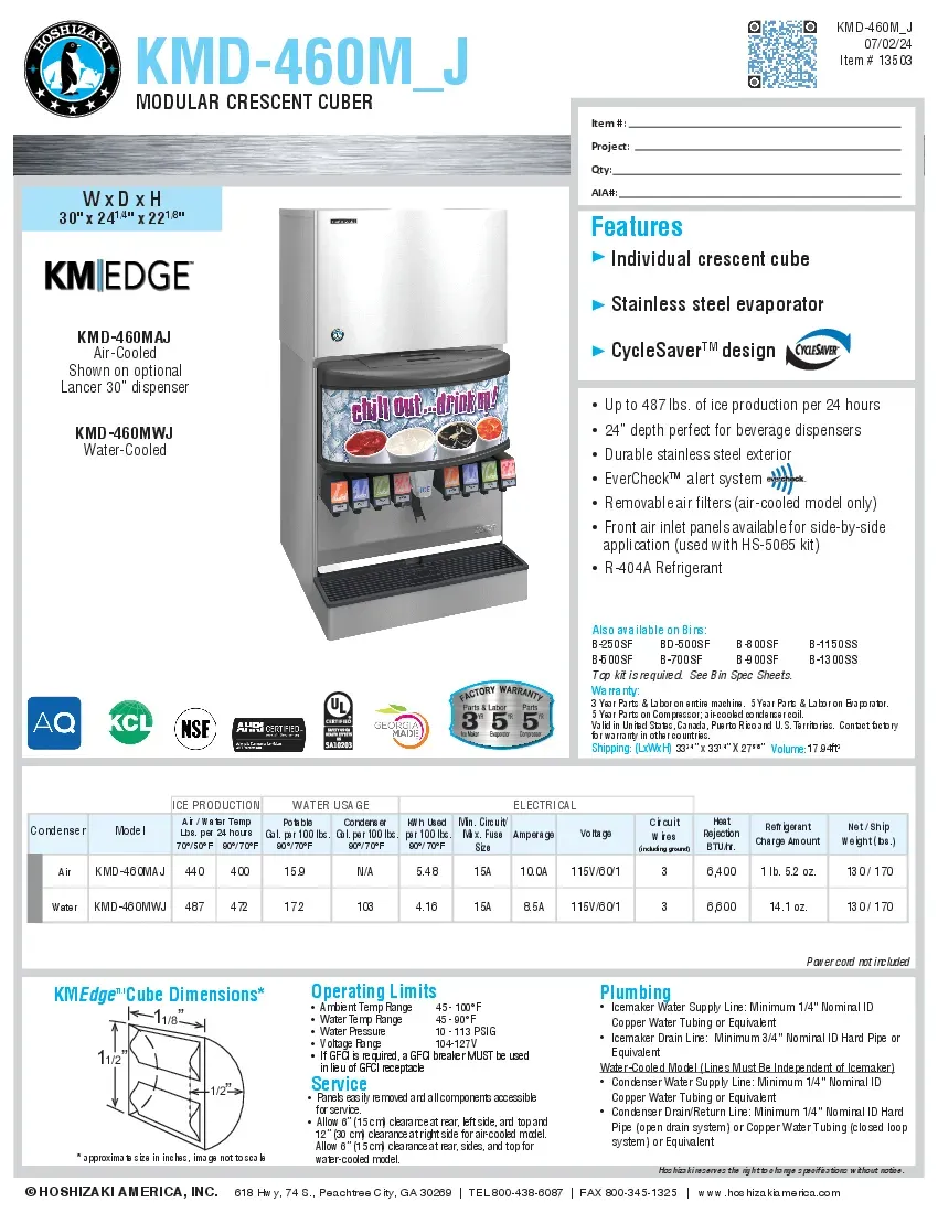 hoshizaki-kmd-460mwj-ice-maker-cube-style-specsheet-260416m1w6se.pdf