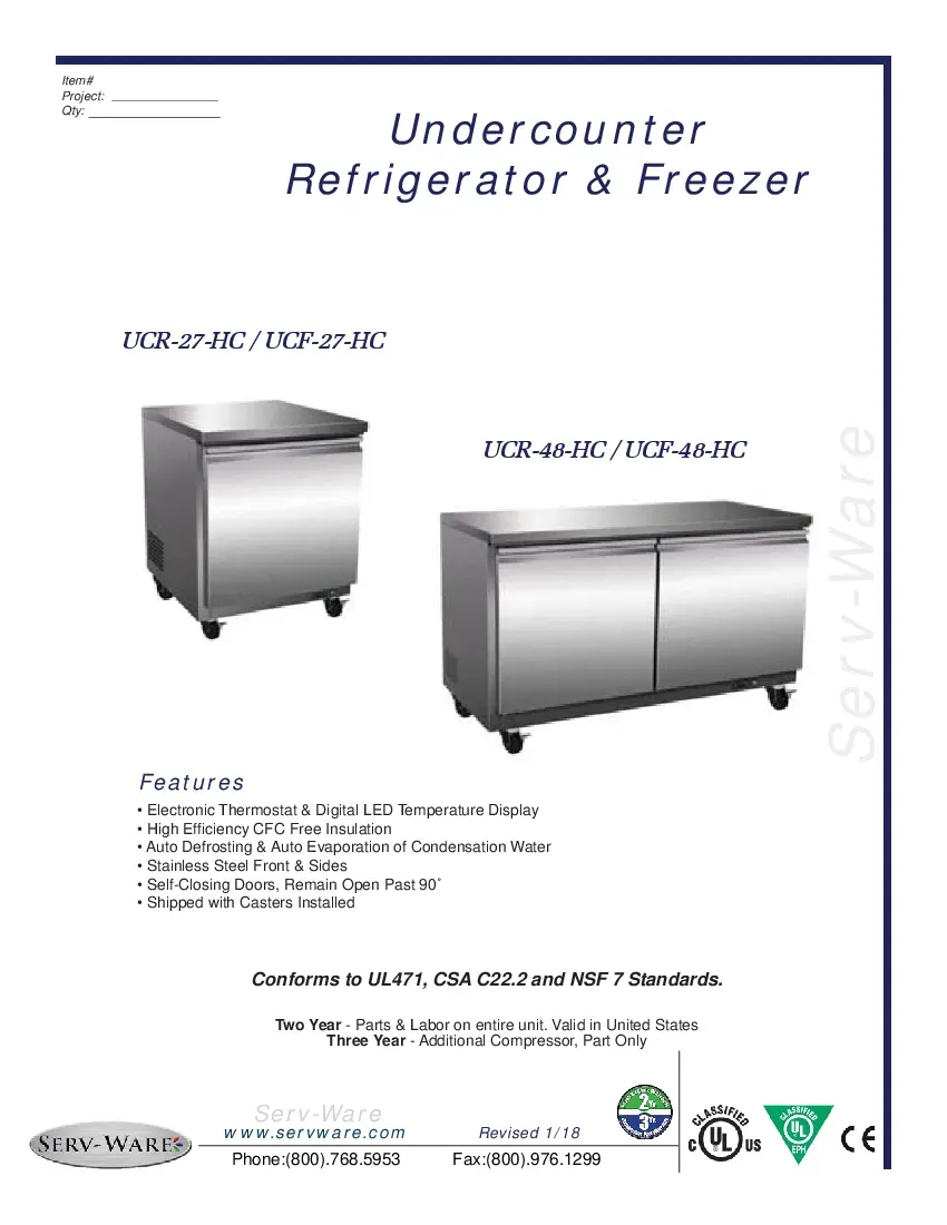 serv-ware-ucr-27-hc-refrigerator-undercounter-reach-in-specsheet-260504n2etza.pdf