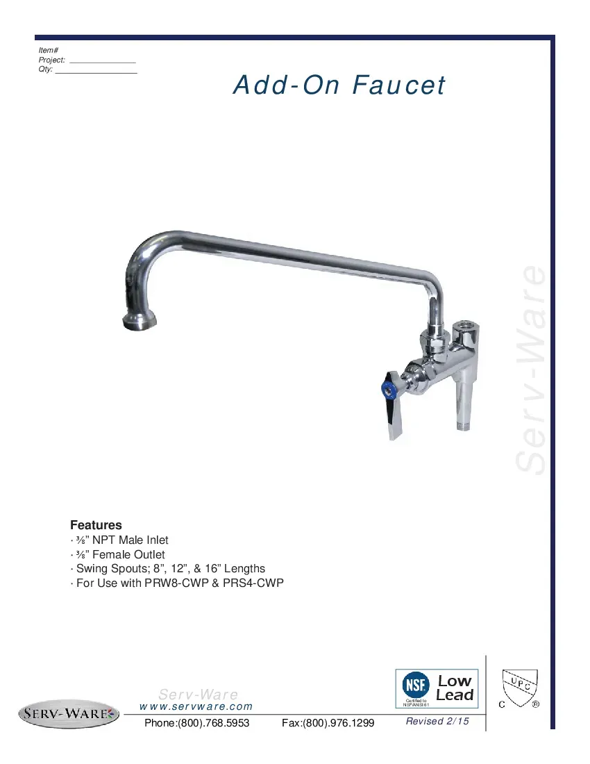 serv-ware-af-18dj-cwp-faucet-wall-splash-mount-specsheet-260504py3cfz.pdf