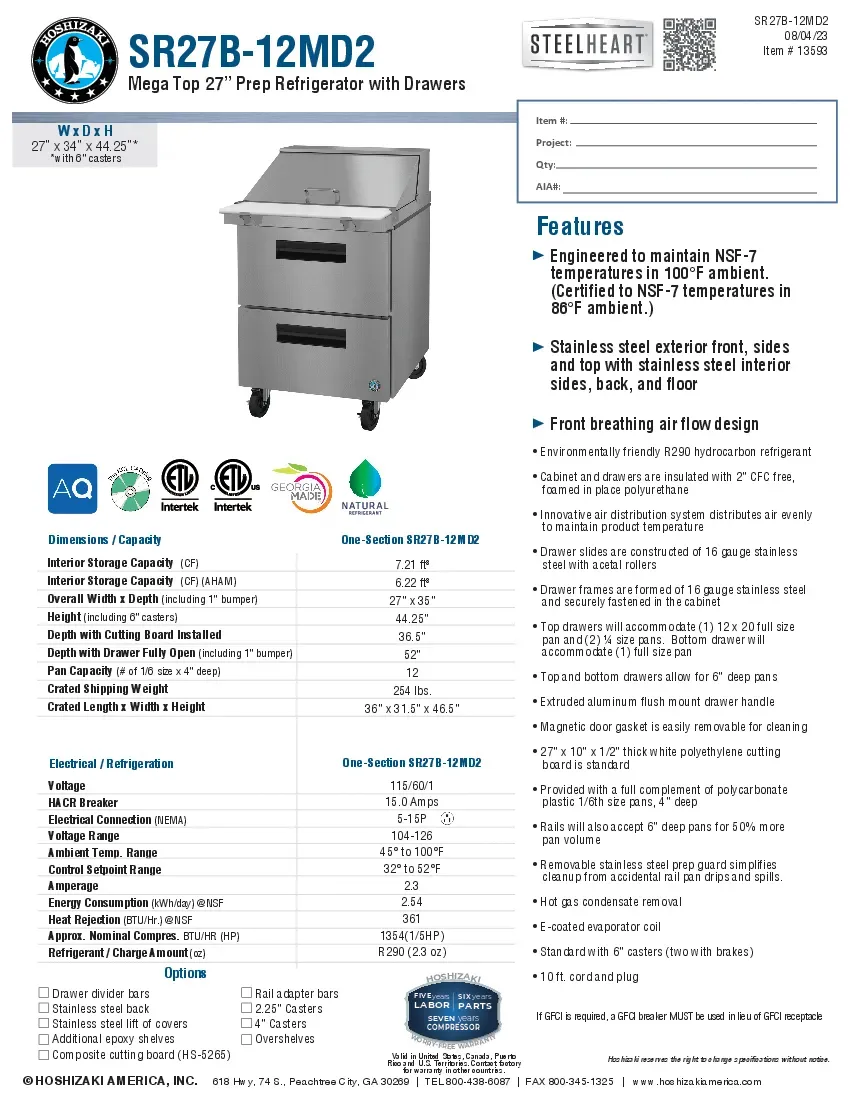 hoshizaki-sr27b-12md2-refrigerated-counter-mega-top-sandwich-salad-unit-spe-260416esj74w.pdf