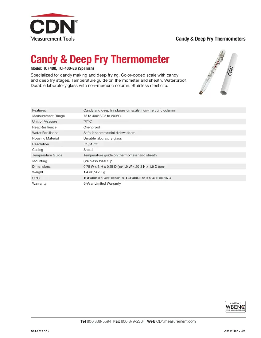 cdn-measurement-tools-tcf400-thermometer-candy-deep-fry-75-400f-lab-glass-s-260414vh2oxj.pdf