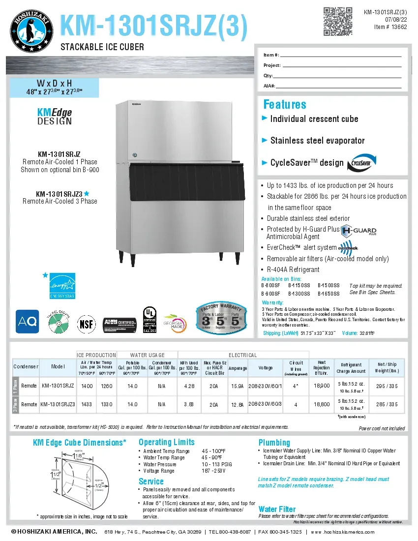 hoshizaki-km-1301srjz-ice-maker-cube-style-specsheet-2604161x8545.pdf