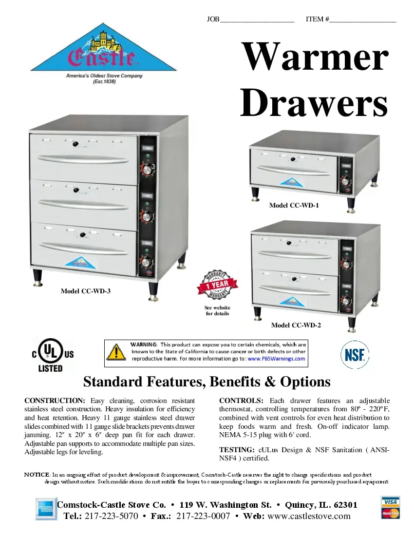 comstock-castle-cc-wd-1-food-pan-warmer-countertop-specsheet-260416io4xf0.pdf
