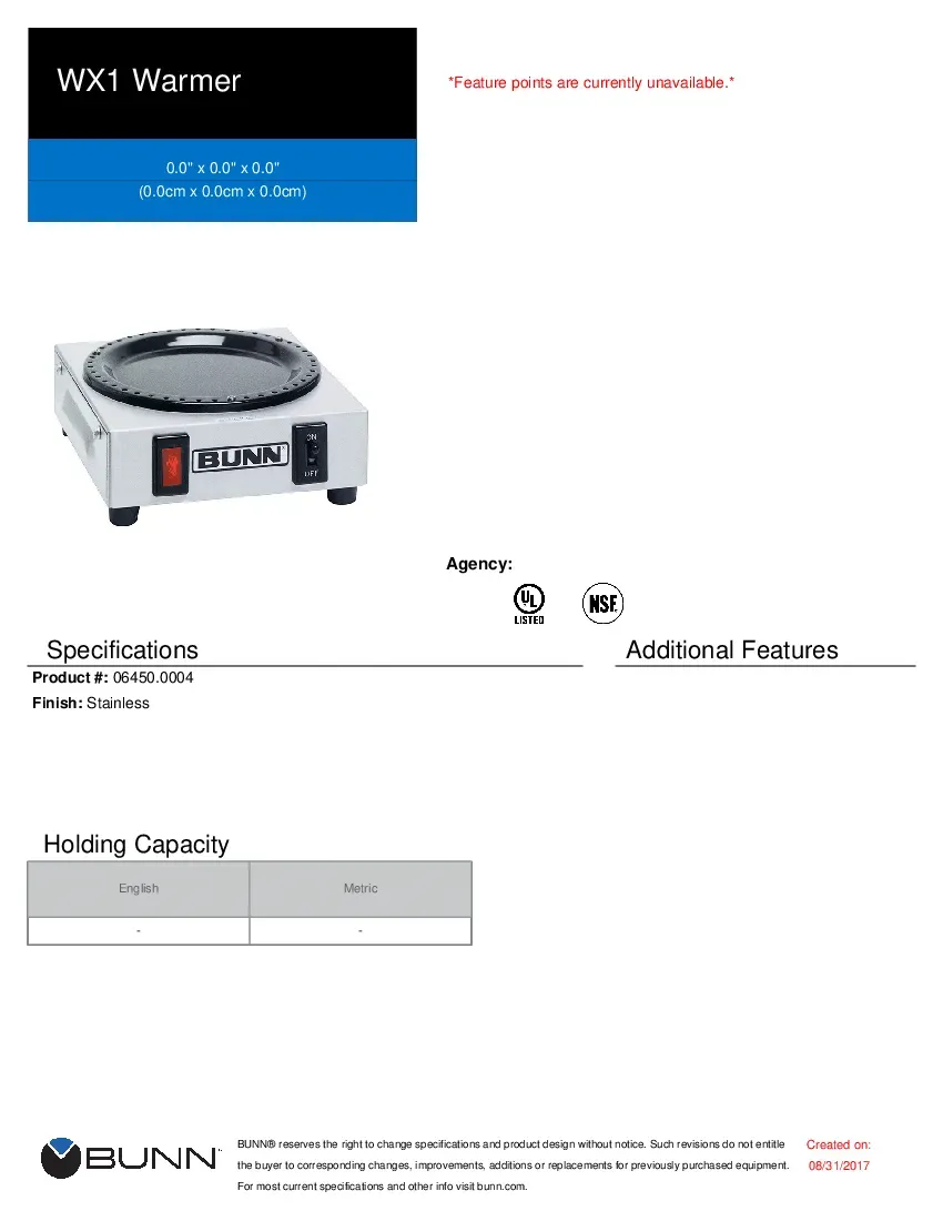 bunn-06450-0004-coffee-warmer-specsheet-260222lzl917.pdf