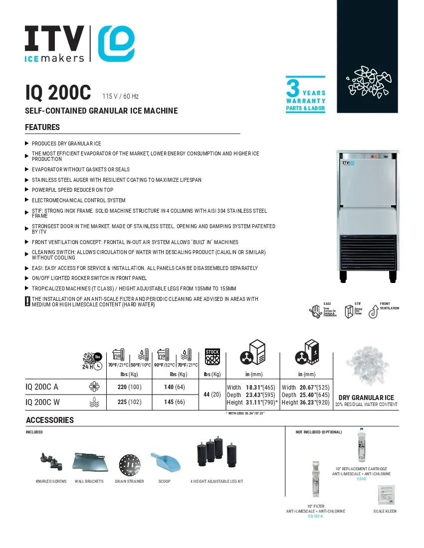 itv-ice-makers-iq-200-ca-ice-maker-iq-flaker-specsheet-260416fp8x01.pdf