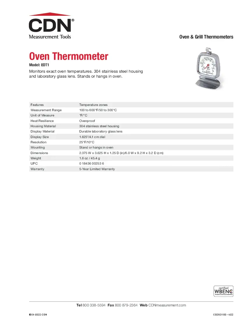 cdn-measurement-tools-eot1-thermometer-oven-100-600f-1-5-8-in-dial-w-temp-z-260414psmah7.pdf