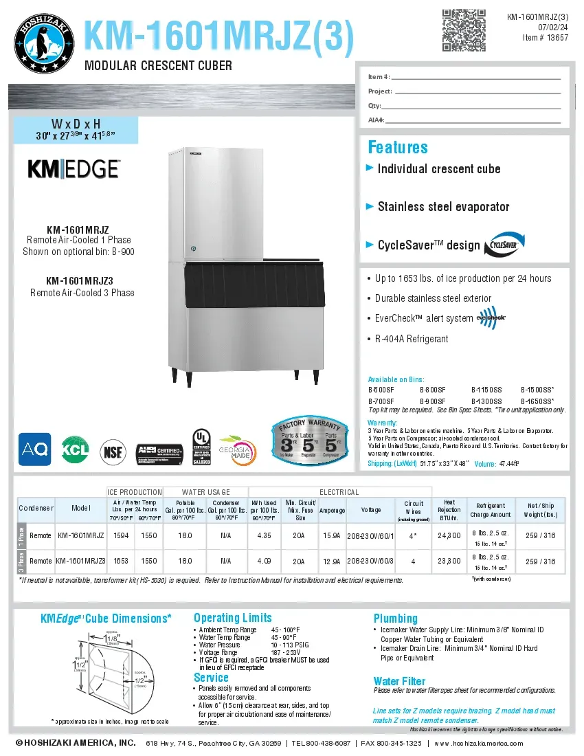 hoshizaki-km-1601mrjz-ice-maker-cube-style-specsheet-260416uvu1zv.pdf