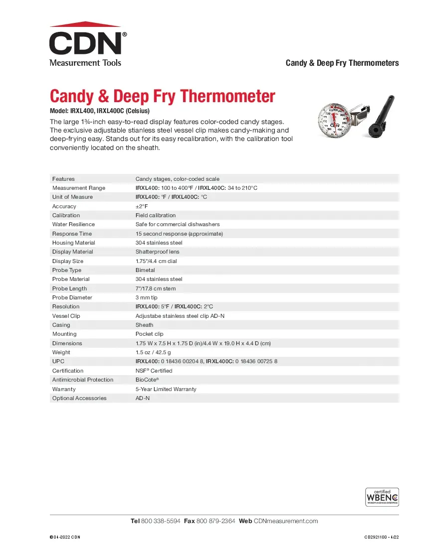 cdn-measurement-tools-irxl400-thermometer-candy-deep-fry-100-400f-1-3-4-in-260414rh9mob.pdf