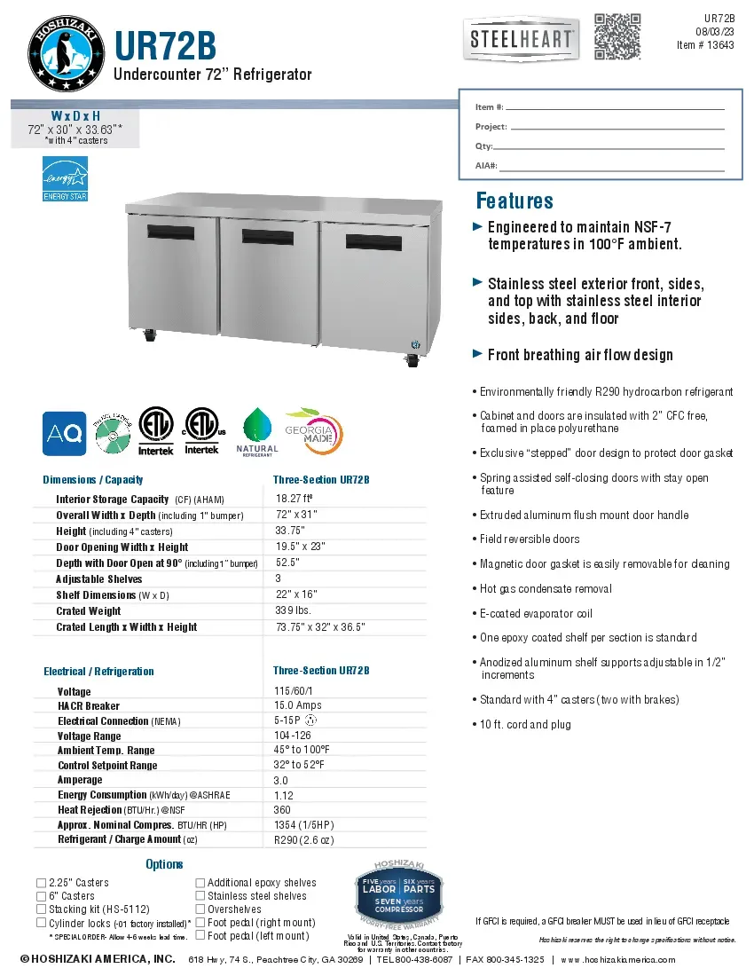 hoshizaki-ur72b-refrigerator-undercounter-reach-in-specsheet-260416ugany1.pdf
