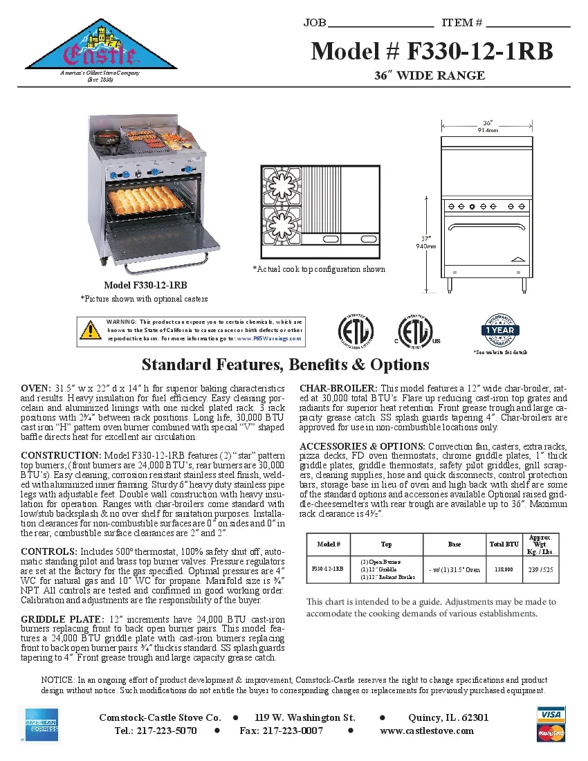 comstock-castle-f330-12-1rb-range-36-restaurant-gas-specsheet-2604162mf9fa.pdf