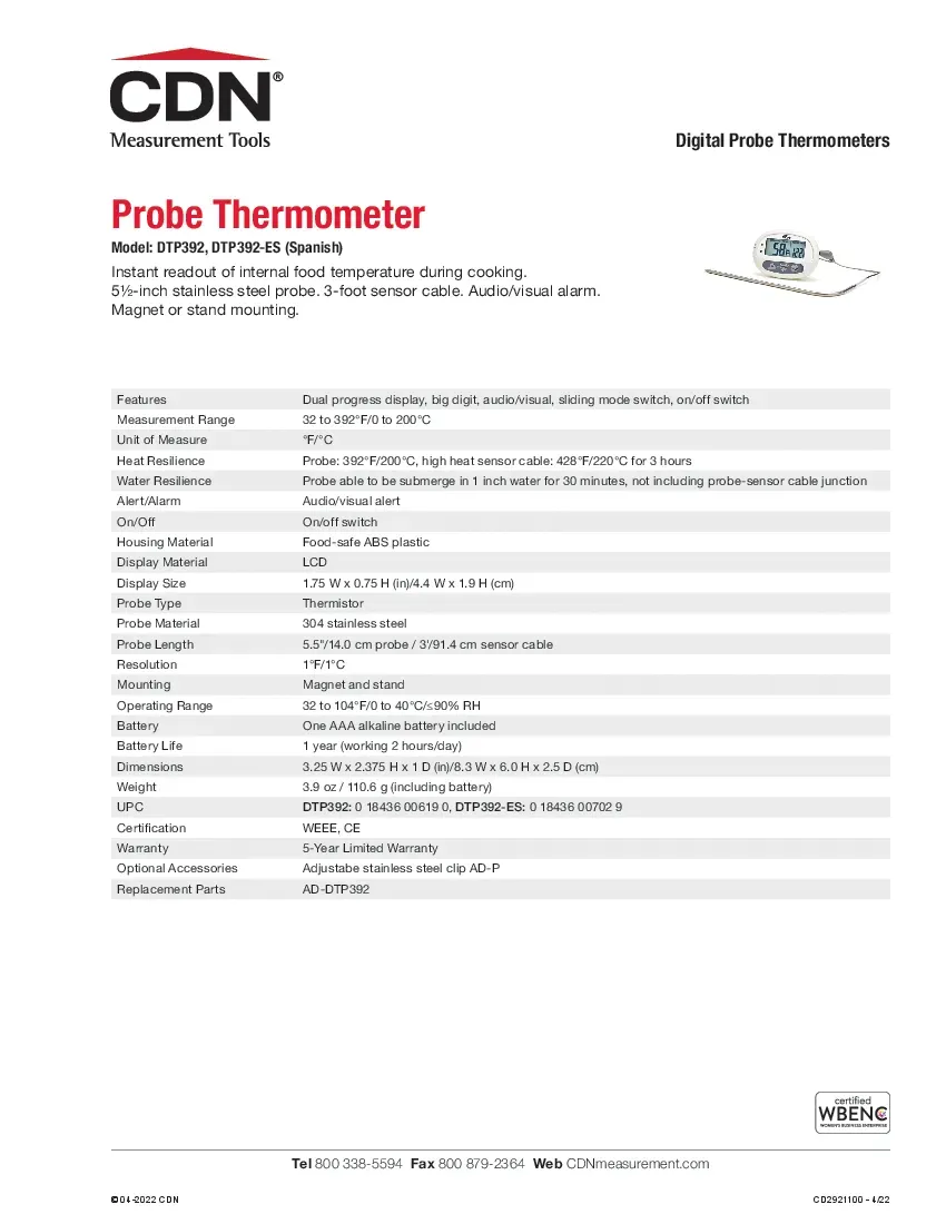 cdn-measurement-tools-dtp392-thermometer-probe-32-392-f-specsheet-2604146pq7g1.pdf