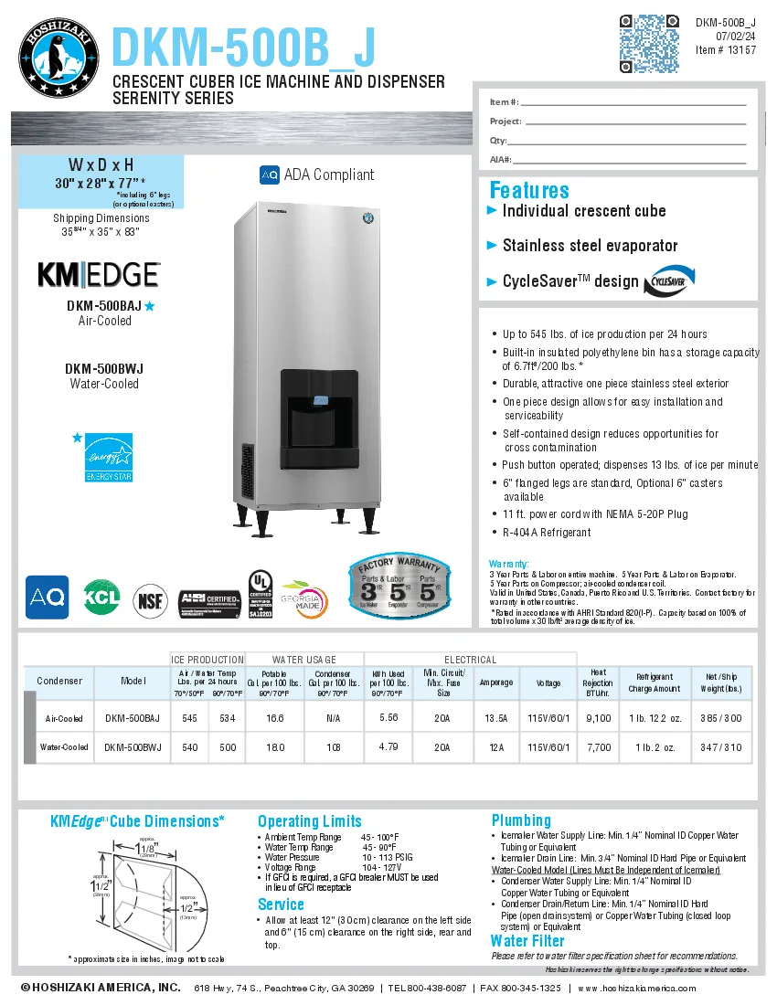 hoshizaki-dkm-500baj-ice-maker-dispenser-cube-style-specsheet-260416101rt5.pdf