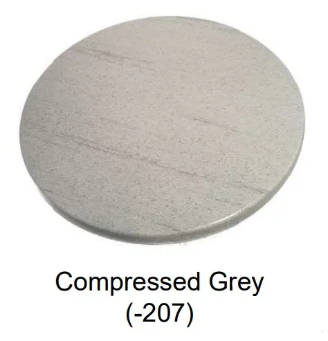 American Tables & Seating ATO3048-207, Isotop Outdoor/Indoor Table Tops, Rectangular, Heat Resistant, Grey