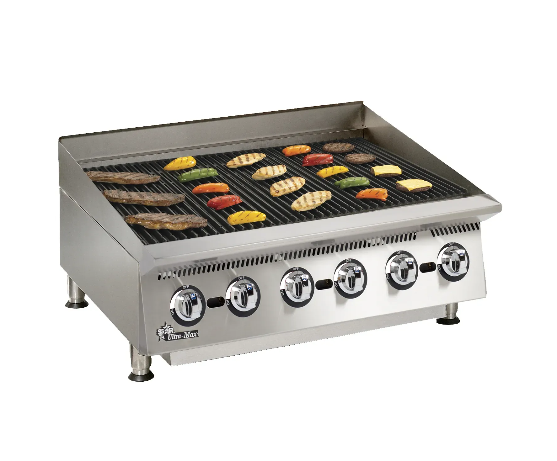 Star 8H-8136RCBB-LP, Charbroiler, Gas, Countertop