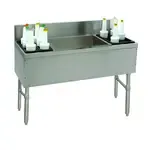 Advance Tabco PRC-19-60LR-10, Underbar Ice Bin/Cocktail Station, Bottle Well Bin