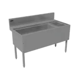 Advance Tabco PRC-24-36L-10, Underbar Ice Bin/Cocktail Station, Bottle Well Bin