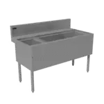 Advance Tabco PRC-24-48R, Underbar Ice Bin/Cocktail Station, Bottle Well Bin