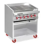 American Range ADJF-60, Charbroiler, Gas, Floor Model