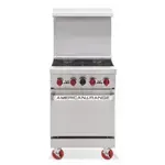American Range AR-4, Range, 24" Restaurant, Gas