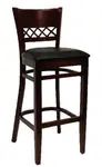 American Tables & Seating , 561-BS-GR4, Cross Back, Wood Chair