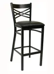 American Tables & Seating , 78-BS-SWS, Criss-Cross Back, Metal Barstool