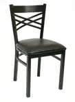 American Tables & Seating , 78-GR5, Criss-Cross Back, Metal Chair