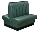 American Tables & Seating , AD-4812-D-GR5, 12 Channel Back, Double Booth, 30" L