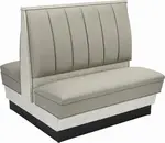 American Tables & Seating , AD42-66L-GR5, Alex Style-Laminate, Double Booth, 46" L