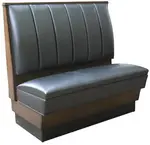 American Tables & Seating , AS-366-34-GR6, 6 Channel Back, Single Booth, 268" L