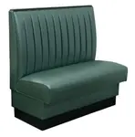 American Tables & Seating , AS-4212-12-GR4, 12 Channel Back, Single Booth, 180" L