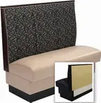 American Tables & Seating , AS-423-W-GR5, 3-Channel Back, Wall Bench, 12" L