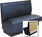 American Tables & Seating , AS-42VN-W-GR4, V-Shape Back, Wall Bench, 12" L