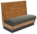 American Tables & Seating , AS-42WBB-SSD-GR4, Bead Board Back-Standard Seat, Single Booth, 30" L
