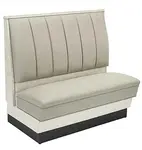 American Tables & Seating , AS36-66L-GR5, Alex Style-Laminate, Single Booth, 46" L