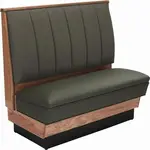 American Tables & Seating , AS42-66W-D-GR4, Alex Style-Wood, Single Booth, 30" L