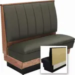 American Tables & Seating , AS48-66W-W-GR6, Alex Style-Wood, Wall Bench, 12" L