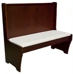 American Tables & Seating , AWS-60-WS-GR5, Wood Booth, Single Booth, 72" L