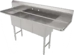 American Tables & Seating , MET-SE-15153D, Compartment Sinks