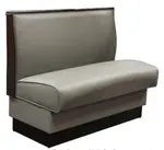 American Tables & Seating , QAD-36-TEC-DM, Quick Ship Booth w/ Top & Two End Caps