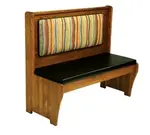 American Tables & Seating , SEAT-PAD-AWSD-72-COM, Wood Platform Booth Vinyl Pad Options
